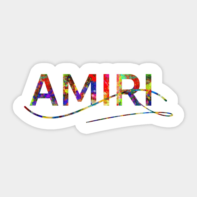 Amiri Splash Sticker by Matchaine